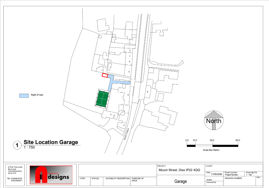 Garage, Mount street, Diss, IP22 4QG, Diss, IP22 4QG