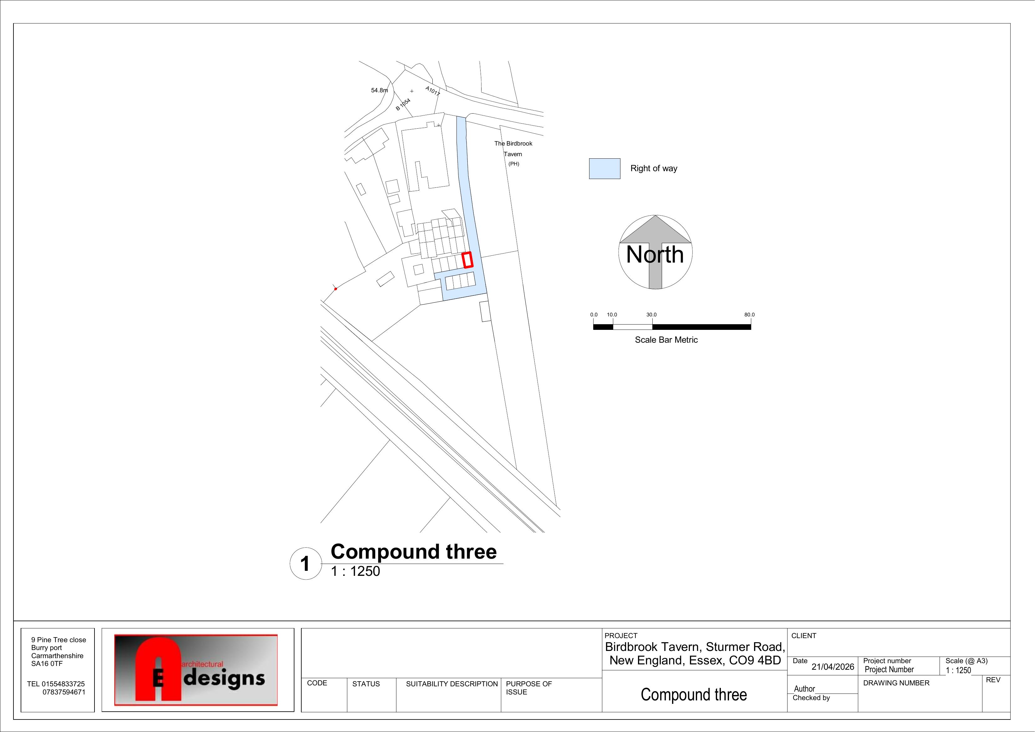 Compound 3, Sturmer Road, New England, Essex CO9 4BD, Essex, CO9 4BD